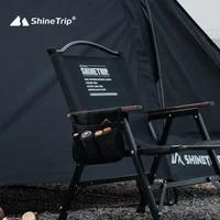 ShineTrip Outdoor Camping Chair Armrest Hanging Bag Multi Functional Double Layer Storage Bag Waterproof and Wear Resistant New