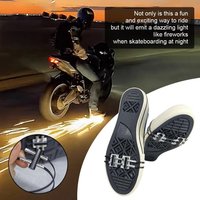 1/3/5/10PCS Cycling Spark Bicycle Motorcycle Skateboard Sole Flame Shoe Cover Bicycle Motorcycle Cool Flame Equipment