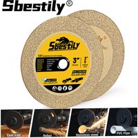 76mm Circular Cut-Off Wheel 3" Grinding Disc Mini Circular Saw Blade For Cutting Metal Stainless Steel Pvc Wood Glass Ceramic
