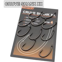 10x Carp Fishing Accessories Cruve Shank Hook Micro Barb PTFE Coating Straight Needle Point Eye Hook For Carp Fishing Tackle