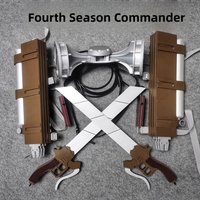 Attack on Titan Fourth Season Three-Eyed Raven Weapon Cosplay Prop Stunt Device Anime Cosplay Accessories in Stock