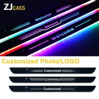 【Customized】Car Door Sill Light LED Car Ambient Lights RGB Welcome Pedal light For Hyundai Nissan Toyota Mazda B-MW Other Auto