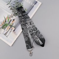 Cool Dragon Lanyard For Keys Chain ID Credit Card Cover Pass Men Mobile Phone Charm Men Neck Straps Badge Holder Key Ring