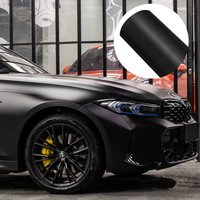 Matte Black Car Wrapping Vinyl Film Bubble Free Sticker Auto Motorcycle Body Wrapping Film Self-adhesive Vinyl Car Accessories