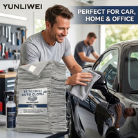 Yunliwei Microfiber Cleaning Cloths for Bicycle Car Kitchen Towel Absorbent Soft and Stain-removing Cloth Reusable Cleaning