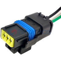 1/5/10 Set For 3 Pin Female Waterproof Auto Connector Harness 211PL032S0049 211PC032S0049 For Peugeot Citroen Headlight