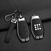 For Dongfeng DFSK 600 Fengon 580 Evolute i-Space i-Pro Landian E5 Keychain Zinc Alloy Leather Car Key Case Cover Accessories