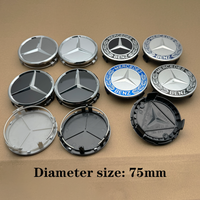 4pcs 75MM A1714000025 Car Wheel Center Hub for Mercedes Benz AMG A C GLC GLA GLK GLE W205 W204 W203 W212 W211 W213 W210 W164