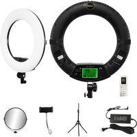 18inch Ring Lights with Tripod Remote Control LED Video Lamp FE480 96W Fill Light Bi-color Photo Studio for Makeup Beauty Salon
