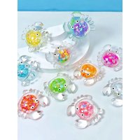 Glowing Crab DIY Toy Night Light Acrylic Keychain Bag Charm Desktop Decoration Trendy Plaything Creative Gift from China
