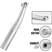 High-speed Air Turbine Handpiece With 6-Hole Fiber Optic LED Technology KV Coupling Dental Procedures Dentist Powerful Tool