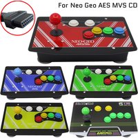 RAC-J200S NEOGEO 6 Buttons 15Pin Arcade Joystick Controller Artwork Panel Fight Stick For Neo Geo AES MVS CD