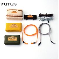 For 1/18 1/24 RC Crawler Car Simulation Car Roof Luggage Bag Sleeping Bags Luggage Rack Rope With Hook Decoration Parts