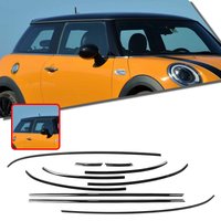 For Mini Cooper S F56 2-Door 2014-2024 Window Trim Seal Strip Door Exterior Decoration Molding Gloss Black Weatherstrip Styling