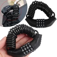 AliExpress NONE 4-digit Combination Helmet Lock Motorcycle Bike Riding Helmet Lock Security Portable Cable Lock Durable Wire Rope