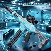High Simulation UMP45 Military Submachine Gun Model Electric Automatic Shooting Portable Outdoor Play Toy Kids Festival Gift