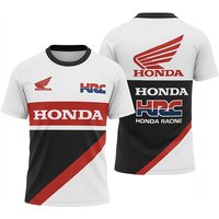 AliExpress Summer Honda HRC Racing T-shirt for Men, Breathable Sweat Wicking Cycling Shirt, Comfortable Motorcycle Racing Top