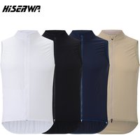 AliExpress HISERWA Cycling Vest Sleeveless Waterproof Windproof Bicycle Gilet High Quality MTB Bike Vest Cycling Clothing Asian Size