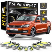BMTxms 5/8/13Pcs Canbus Car LED Interior Light Kit For VW Volkswagen Polo MK5 6R 6C 2009 2010 2011 2012 2013 2014 2015 2016 2017