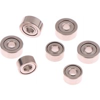 。12pcs Mini 4WD Bearings Retrofit Parts 520/620/830 Bearing For S2 MA Tamiya Yang Kai War Dragon 4WD Chassis/ Guide Wheel/ Gear
