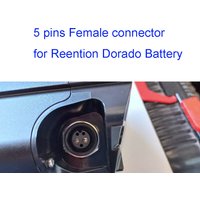Reention Dorado Max Plus Pro Mini E-bike battery 5 pins female connector