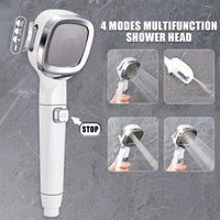 4 Modes With Switch High Pressure Adjustable High Pressure Shower Head Bathroom supplies Water Saving Shower Nozzle