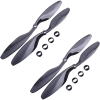 4Pcs 2 Pairs CW 2pcs + CCW 2ps Carbon Fiber Propeller 8045 1045 1047 1038 1147 1238 1260 1447 Props for RC Model Airplane Parts