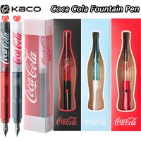 KACO Coca-Cola Beginner Fountain Pen,EF Tip,Ergonomic Grip for School Writing,Anti-Leakage Design,Ideal for Homework&Handwriting