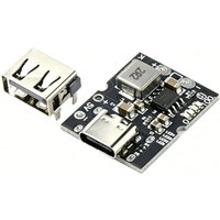 Type-C USB 5V 2A Boost Converter Step-Up Power Module Lithium Battery Charging Protection Board LED Display USB Charger