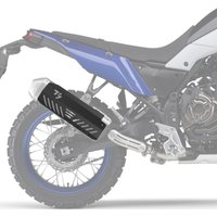 Couvercle de bouclier thermique pour tuyau d'échappement de moto, protection de silencieux d'échappement pour yamaha Tenere 700 Rally Tenere 700 World Raid 2024