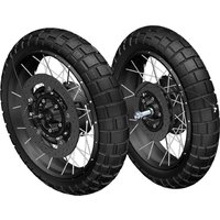 Motorcycle Original Front and Rear Spoke Mesh Hub Rim Wheel Deep Tooth Vacuum Tire for Kiden Kd150-u1/g1