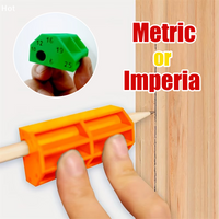 Multi-Size Parallel Marking Gauge Metric/imperial Plastic Carpentry Tool Precise Drawing Instrument For Wardrobe Cabinet Making