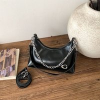 2026 New Portable French Waxed One-shoulder Bucket Diagonal Across The Armpit Female Large-capacity Bag Joker