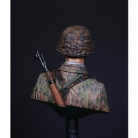 1/10 Resin Unpainted Model Kit, Military Theme, Bust German Panzer Division Unassembled and Unpainted GK