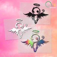 Funny Gothic Dark Fallen Angel of Death Wing Car Sticker Automobiles Motorcycles Exterior Accessories Vinyl Decals