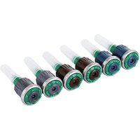 1Pc Adjustable Ray Jet Nozzle Sprinkler with 90-210/360 Arc 2.5-9.1m Range for Garden Lawn Irrigation Rotary Sprinkler