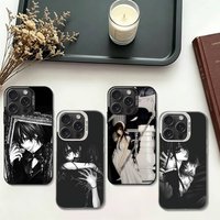 Anime V-Vampire Knight Color Silver Electroplated Shockproof Case For IPhone 17 16 15 14 13 12 11 Pro Max