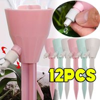 1/12pcs Adjustable Drip Irrigation System Indoor Outdoor Potted Plants Automatic Self-flowing Watering Spikes Gardening Tools