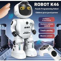 LeNeng K46 Programming Robot Early AI Interactive Companion Remote Control Toy Singing Dancing Robot