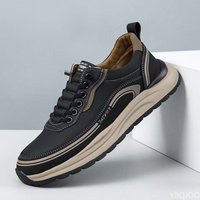 Luxury fashion Men's Sneakers Versatile non slip trendy shoes Outdoor wear-resistant hiking shoes Middle elderly walking shoe