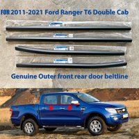 4PCS Window Outer Weatherstrip AB3926201A39AE For Ford Ranger 2012 - 2021 Side Door Glass Rubber Belt Moulding Trim Sealing image 3
