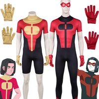 S4 Invincible Oliver Grayson Cosplay Fantasy Clothing 2026 Cartoon Men Costume Disguise Halloween Adult Male Party Outfits