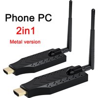 150M Wireless Video Transmitter and Receiver HDMI Extender Display Adapter Screen Mirror for Camera Laptop Phone To TV Monitor