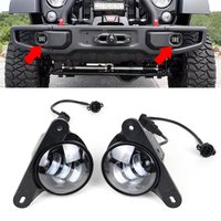 Front Bumper Lights LED Fog Light for Jeep Wrangler JK 10th Anniversary
