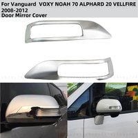 Chrome Rearview Car Accessories Plated Door Mirror Cover Trim For Vanguard 2008 2010 2011 2012 VOXY NOAH 70 ALPHARD 20 VELLFIRE