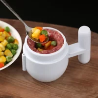 2pcs/set Meatball Maker Non-Stick DIY Meat Stuffed Sandwich Meatball Shaper Meat Tools Kitchen Fish Ball Rice Ball Making Mold