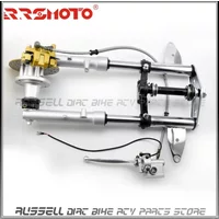 Motorcycle front suspension fork with brake caliper disc assembly for Honda Z50 Monkey Trail bike accessories spare parts