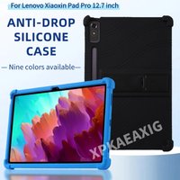Soft Silicon Cover For Lenovo Xiaoxin Pad Pro 12.7 inch 2023 TB-370FU TB-371FC Tab P12 Case Qitian K12 TB240FC Shockproof Shell