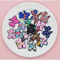 1-16pcs Fashion Balloon Dog PVC Shoe Charms Accessories Animal Kids Sandals Buckle Fit Birthday Present