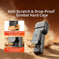 Shockproof Protective Cover Case For DJI Osmo Pocket 4 Hard Shell Anti Scratch Guard For Camera And Lens All Around Protection
